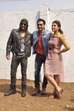 Ranveer Singh, Parineeti Chopra, Ali Zafar at Kill Dil promotions in Mahim on 8th Nov 2014